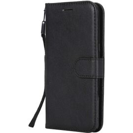Trahoo-Coque Pour Galaxy J5 2016, Pu En Cuir Coque Portefeuille Étui Housse, Design Classique Tpu Coque Pour Samsung Galaxy J5 2016 - Noir