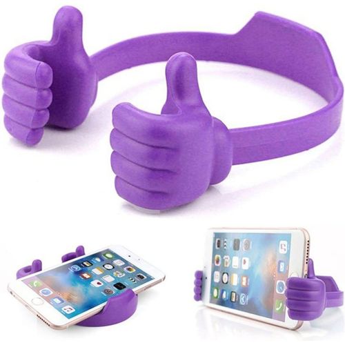 Lot De 10 Supports De Téléphone Portable Pour Bureau, Support Flexible Universel Pour Tablette, Support Pour Smartphone Pour Iphone, Ipad Et Plus (Violet)