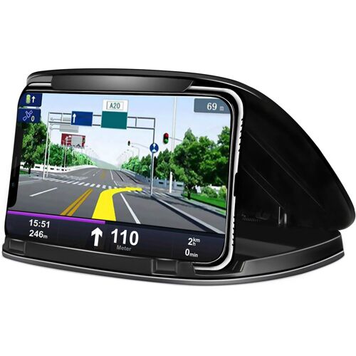 KAL-Dash Cam, Support Voiture Compatible Avec Tous Les Appareils De 3 À 6,8 Pouces Avec Support Anti-Squelch, Support Voiture Universel Compatible Pour Iphone Xs Max X 8.7 Samsung S10 S9-Noir