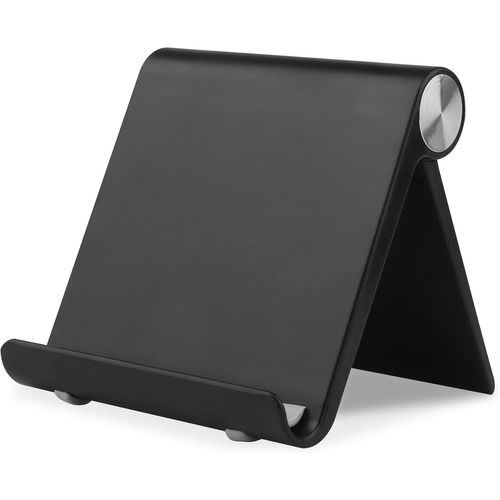 Cmjaagur-Support De Téléphone Portable, Support De Téléphone Portable, Support De Bureau Réglable, Pliable, Support D'appel Vidéo (1ph -Noir)[M903]