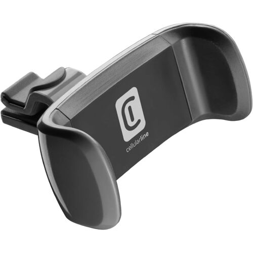 KAL-- Spin Air - Support Pour Smartphone Dans La Voiture - Compatible Avec Les Bouches D'Aération Standard - Rotation À 360° - Accès Aux Boutons, Connecteurs Et Écran Du Téléphone - Noir