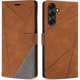 Kal-Coque Pour Samsung Galaxy S25, Protection Housse Etui En Cuir Pu Portefeuille Avec Emplacements Cartes Et Fonction Support Pour Galaxy S25, Marron