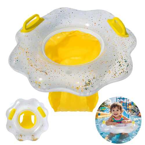 Anneau De Natation Bébé Pour 6 Mois À 3 Ans, Gonflable Anneaux De Natation Enfants En Forme De Fleur, Bouee Bebe Piscine Jouet Aquatique Pour Formation Des Nourrissons
