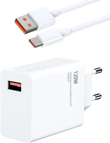 Cmjaagur-Chargeur Rapide 120w Usb C Avec Câble 1m Pour Xiaomi 14, 13, 12 Pro, 12s Lite, Note 14, 13, 12, 11 Plus, Black Shark 3, 4, 5, Poco F6 Pro, X5, X4 Gt, Mi Pad 5, Turbo Chargeur 6a, Ad[M2041]