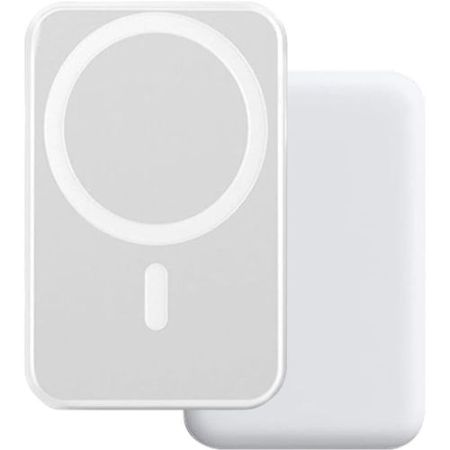 Batterie Externe,Chargeur Magnétique Sans Fil Charge Rapide Pd 20w,Batterie Portable,Blanc 5000mah Mini Power Bank Usb-C Chargeur Portable Pour Iphone 16/15/14/13/12/Pro/Pro Max Ipad Samsung