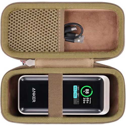 Kalcx-Pour Anker Prime Power Bank 20,000mah 200w/12,000mah 130w Étui De Transport Rigide,Étui Uniquement,Golden