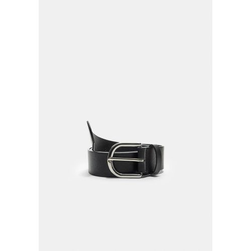 Stradivarius Ceinture Basique À Boucle Ronde Noir 80