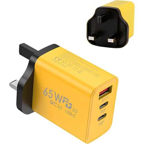 Chargeur Usb C 65w, 3 Ports Prise Usbc Chargeur Rapide 3-In-1 Usb Multiple Usb Secteur Pd+Qc 3a Type C Adaptateur Pour Iphone 16 15 14 13 12 11 Pro Max X Xs Xr Samsung Galaxy S24 S[Cha8220980]