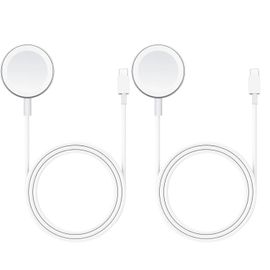 Chargeur Magnétique Sans Fil pour Apple Watch, Câble de 1m, Compatible avec Tous les Modèles de Montre Apple, Charge Rapide et Sécurisée, Ultra Léger et Portable