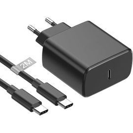 45W Chargeur Usb C Charge Rapide Et 2M Cable Type C Pour Samsung Galaxy S25 Ultra/S25+/S24/S23/S22/S21 Ultra/S20/S20+/Note 20/10/9, Chargeur Samsung Adaptateur Type C Prise Secteur Usb C Fast Charger