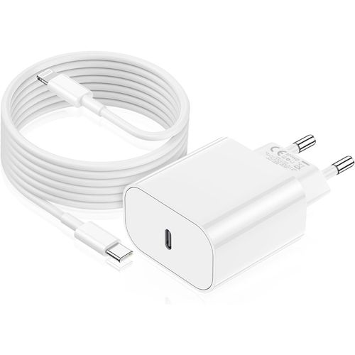 Shiba-Chargeur Rapide Iphone 13 14, Apple Certified 20w Usb C Chargeur Iphone Avec Câble De Charge Original Lightning 2m Cable Com[1