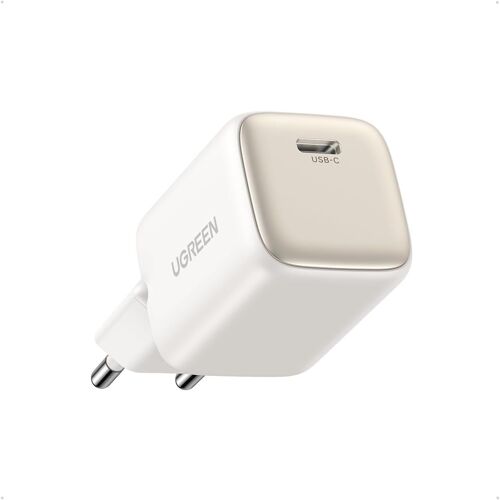 Nexode 30W Chargeur Usb C Rapide Iphone Gan Prise Secteur Compatible Avec Iphone 17 Pro Max Air 16 15 14 13 12 Plus Pixel 9 8 Pro 7A Galaxy S25 S24 S23 S22 A56 A16 A06 Ipad Macbook Air (Blanc)
