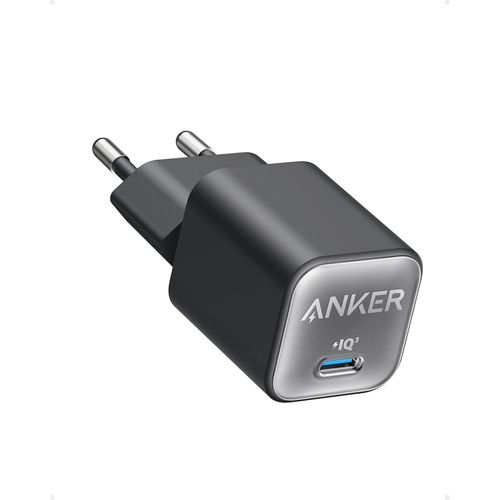 Anker 511 Charger (Nano 3) noir - Chargeur USB-C 30W, USB-C GaN 30 W - PIQ 3.0 PPS - Compatible avec iPhone 15/15 Pro/15 Pro Max/14 Pro/14 Pro Max, Galaxy, Pixel 4/3, iPad (sans câble de chargement)