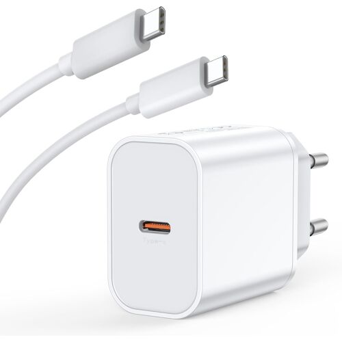 KALANKA-45W Chargeur USB C Rapide for iPhone 17 16 15/17 16 15 Pro/17 16 15 Pro Max/17 Air/16 15 Plus/iPad Pro/iPad Air, Samsung S25 S24 S23, Prise Adaptateur et Type C 2M Cable Secteur Fast Charger