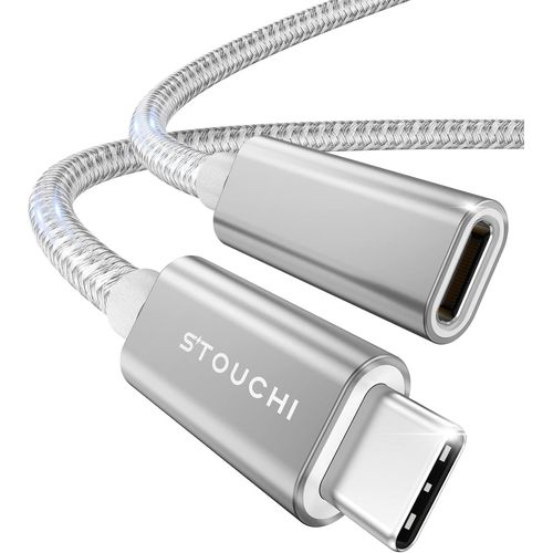Thef-Câble D'extension Usb C 1,8m,Nouvelle Version Typec 3.2 Mâle Vers Femelle Charge Rapide Et Transfert De Données Audio Pour Galaxy Tab S8,Pad,M1 M2 Mac Mini/Pro,Galaxy S22,Chargeur Mag-Safe