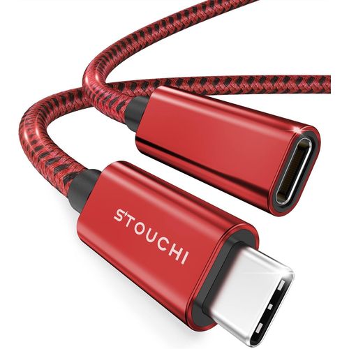 Thef-Câble D'extension Usb C 1m,Nouvelle Version Typec 3.2 Mâle Vers Femelle Charge Rapide Et Transfert De Données Audio Pour Galaxy Tab S8,Pad,M1 M2 Mac Mini/Pro,Galaxy S22,Chargeur Mag-Safe