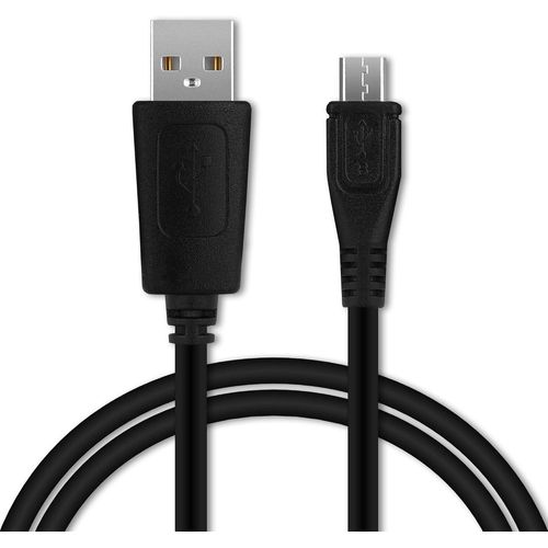 Câble USB Micro USB 2.0 1A Transfert données pour Appareil Sony A6000, A6300, A6500, A5100, A5000, FDR-X3000, A7s II, Alpha 7r II, Alpha 7 II Cable Charge et Data 1m PVC Noir, Cordon caméra