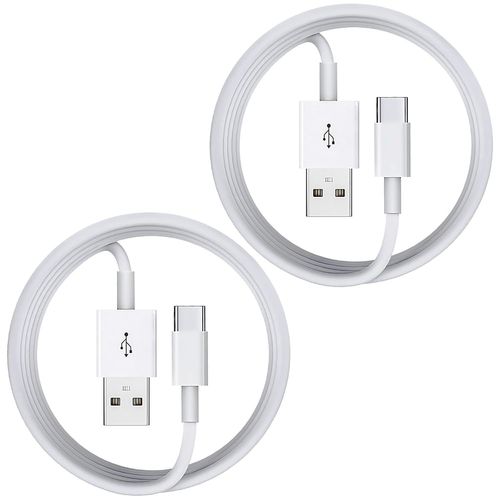 2 Pièces 2m USB-A to USB-C Câble de Charge Rapide, 60W 3A Cable USB A vers USB C, pour Apple iphone 16 15 Plus Câbles USB, pour Samsung, iPad Pro, Android