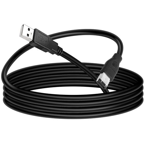 AYU-Firewire 1394 Câble adaptateur 6 broches vers USB, Firewire IEEE 1394 6 broches mâle vers USB 2.0 Type A mâle Câble convertisseur de données pour imprimante, appareil photo numérique,