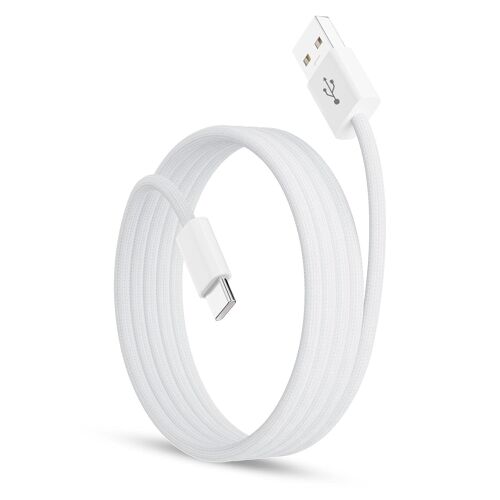 KALANKA-Câble USB C pour iPhone 17 16 Pro Max 16e 15 Plus, Câble USB vers USB-C 1m, Câble Type C Transfert Données à Charge Rapide 18 W pour Samsung Galaxy S25 S23 S24 A15 A25 A55 A35 A54 A34 Pixel 1