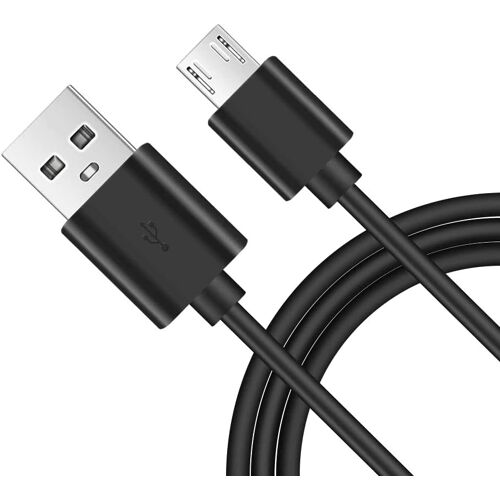KAL-Câble micro USB Synchronise et charge Haute vitesse Transfert de données 480 Mbit/s Compatible avec Samsung, HTC, Sony, Motorola, LG, Nokia, Kindle, PS4, Xbox One Noir 1,80 m