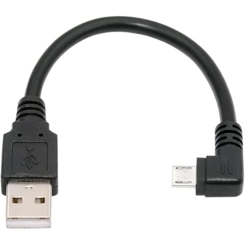 KAL-Câble de Charge de données coudé à 90 degrés Micro USB 5 Broches vers USB 2.0 Type-A pour téléphone, Tablette, Appareil Photo 150 cm