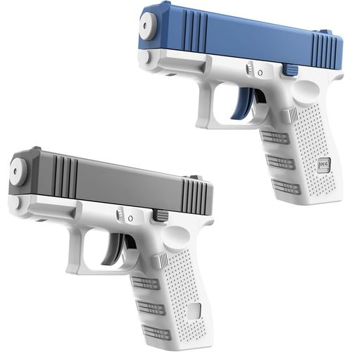 Ayu-2 Pièces Jouet Pistolet À Eau,Pistolet À Eau Jouet Enfant,Pistolets À Eau En Plastique Pour Enfants,Pour Garçons Et Les Filles Piscine,Plage,Extérieur,Jardin,Bleu,Gris,