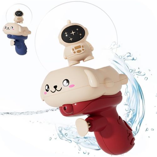Pistolet À Eau Pour Enfants, Petit Pistolet À Eau,Piscine D'été, Pistolet À Eau Pour Jouets De Plage En Plein Air, Pour Les Garçons Et Les Filles De 3 À 6 Ans (Rouge (Astronaute))