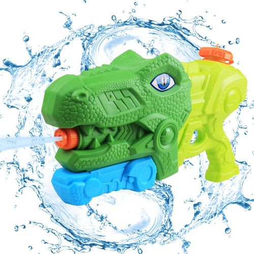 Pistolet À Eau, 660ml Pistolet À Eau Grande Capacité Pour Enfants Adultes Pistolet À Eau Longue Portée Avec Dessin De Dinosaure Jouet Aquatique Pour Enfants Et Adultes