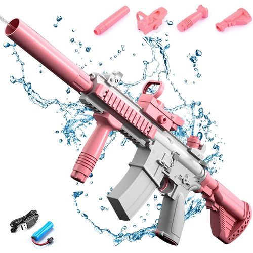 Pistolet À Eau Électrique Pour Enfants Adultes,Pistolets À Eau Pour Enfant,Water Gun,Pour L'extérieur,La Piscine,L'été,Jardin,Plage Fête D'été