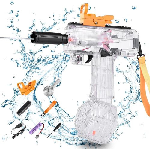 Pistolet À Eau Électrique Pour Enfants Adultes,Pistolets À Eau Longue Distance,Pistolet A Eau Electrique,Pistolet À Eau Puissant Pour Enfants,Pistolet À Eau,Pourjeux D Eau
