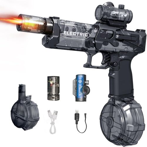 Pistolet À Eau Électrique,Pistolets À Eau Pour Enfant,Automatique Grande Capacité,Water Gun Pour Jeux D Eau,L'été,Piscine,Plage