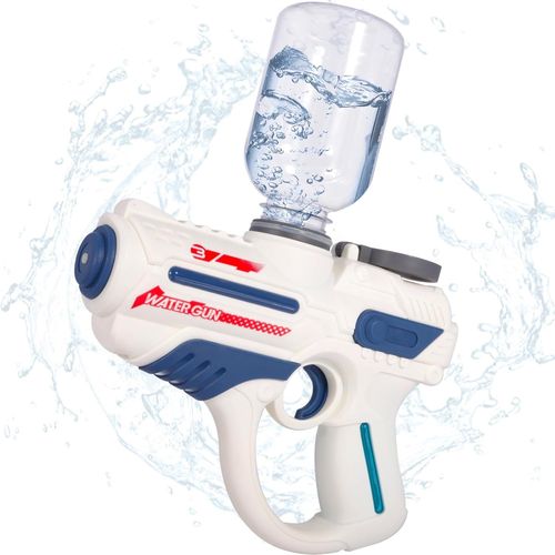 Pistolet À Eau Electrique Automatique, Pistolet Eau Electrique Puissants Portée Jusqu'à 32 Pieds, Longue Portée Pour Enfants Et Adultes Le Jardin D'été Piscine Plage