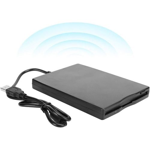 Lecteur de Disquette Externe USB 3,5"" Portable,Lecteur de Carte de Disquette Accessoire d'Ordinateur Externe Amovible pour Windows 10/7/VISTA/Windows 8/XP/ME