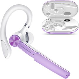 Uur-Mic V5.0 Main Libre Bluetooth Oreillette Avec 25h De Temps De Conversation Mic Mute Connexion De Deux Appareils Pour Iphone