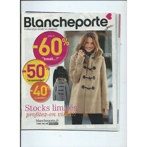 Catalogue Blancheporte Blanche Porte Collection Mode & Maison 2015 / 2016, Vêtement, Chaussure, Lingerie Femmes & Hommes, Linge De Maison