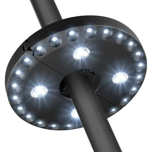 Lampe De Jardin Pour Parasol - 28 Led 200 Lumens - Économie D'énergie - Installation Simple
