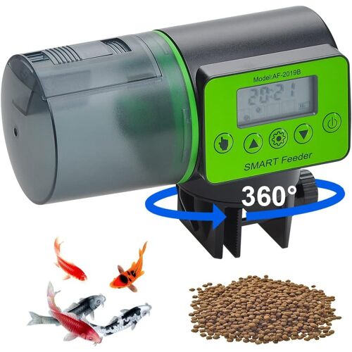 Distributeur Automatique De Nourriture Pour Aquarium Résistant À L'humidité - Vert