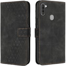 KAL-Coque Pour Samsung Galaxy A11/M11, Etui Protection Housse Premium En Cuir Pu Portefeuille Étui Téléphone [Fermoir Magnétique] [Fentes Pour Cartes] Flip Case Pour Samsung Galaxy A11/M11¿Noir