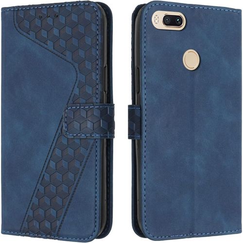 Coque Pour Xiaomi Mi 5x/Mi A1, Etui Protection Housse Premium En Cuir Pu Portefeuille Etui Telephone [Fermoir Magnetique] [Fentes Pour Cartes] Flip Case Pour Xiaomi Mi 5x/Mi A1 (Bleu)