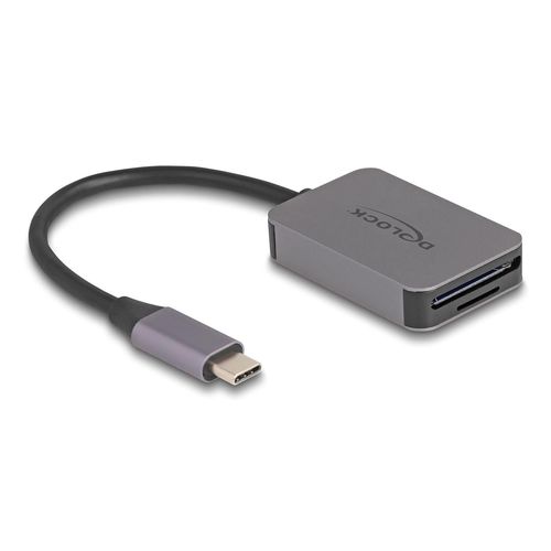 Delock DELOCK USB Type-C Card Reader im Aluminium Gehuse für SD oä.