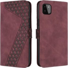 Coque Pour Samsung Galaxy A22 5g, Tui Tlphone Samsung A22 5g, Etui Protection Housse Premium En Cuir Pu Portefeuille Pochette Flip Case [Magntique] Etui Rabat Pour Galaxy A22 5g (Rouge)