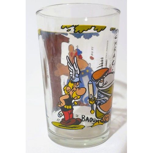 Verre À Moutarde Amora : Astérix & Obélix ( & Soldat Romain ) #### 1986 Éditions Albert René / Goscinny-Uderzo