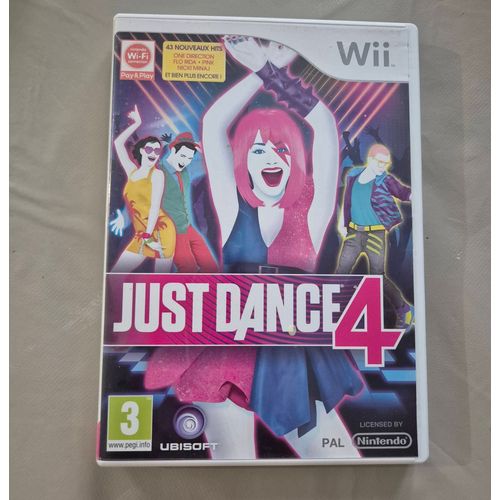 Jeu Video Nintendo Wii Just Dance 4 Pal Complet