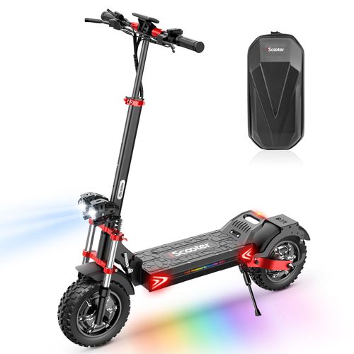 Trottinette Électrique Iscooter Ix8 - 48 V 20 Ah - 1 200 W X 2 - 70 Km D'Autonomie - Boîte De Vitesses À 4 Rapports - Pliable - Modèle Tout-Terrain