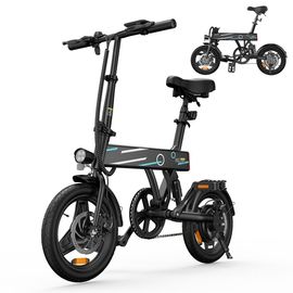 Vélo Électrique Pliable Eb1 - 14 Pouces - Avec Assistance Au Pédalage - Écran Lcd Intelligent - 36 V 7,8 Ah - Double Frein À Disque - Déplacements Urbains