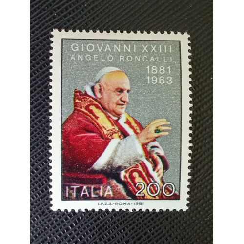 Timbre Italie Y T 1515 Pape Jean Xxiii 1981 (060709 )