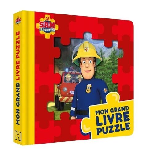 Mon Grand Livre Puzzle Sam Le Pompier