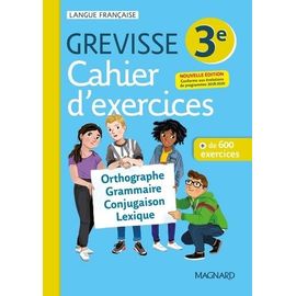 Français 3e Grevisse - Cahier D'exercices