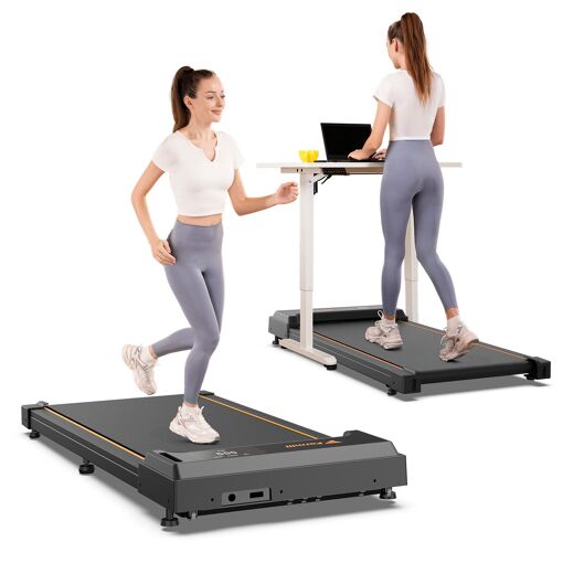 Tapis De Course Pliable 2.5 HP - Inclinaison 5°, Vitesse Max 8 Km/h, écran LCD - Pour Marche Rapide, Entraînement HIIT à La Maison - 8